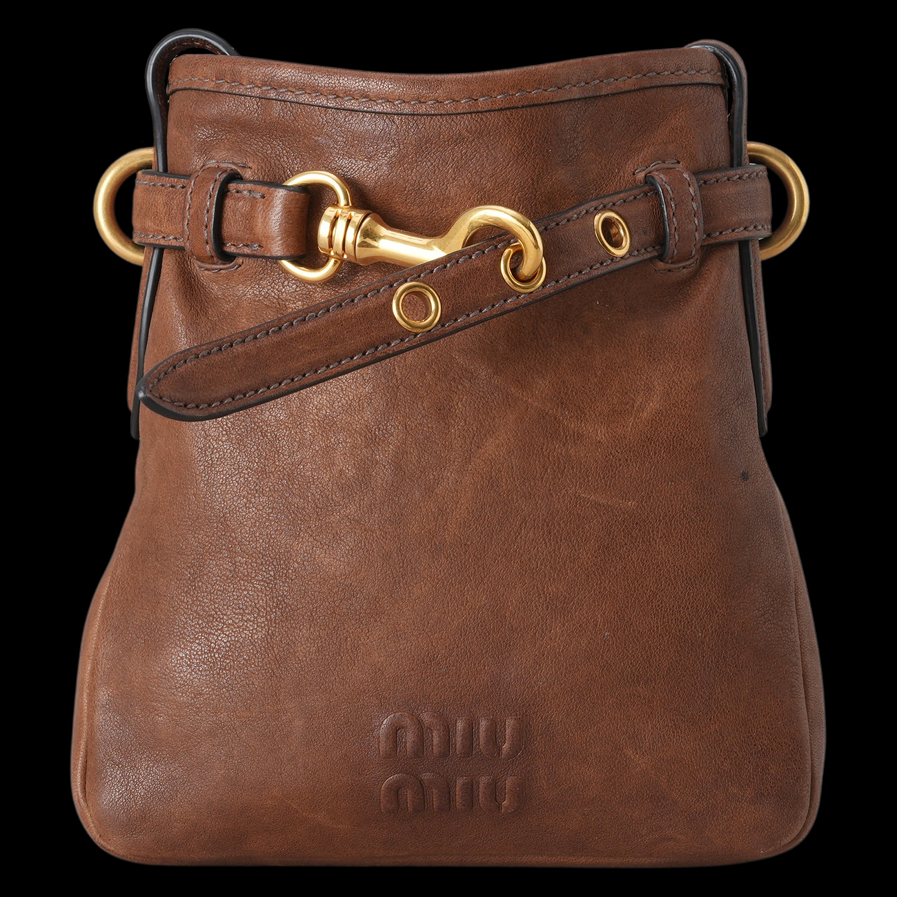 MIU MIU(USED)미우미우 나파 가죽 파우치